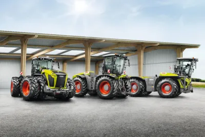 Nově modernizovaný CLAAS XERION.