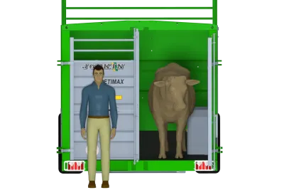 Nový Joskin Betimax RDS přepraví až 10 zvířat.