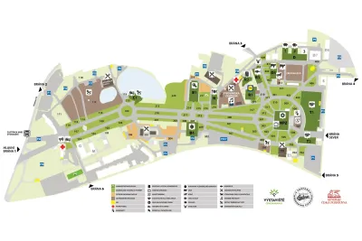 Mapa areálu Země živitelka 2024.