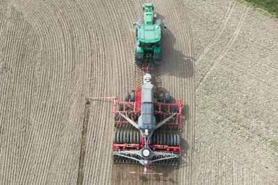 HORSCH Focus 6.30 TD z ptačí perspektivy