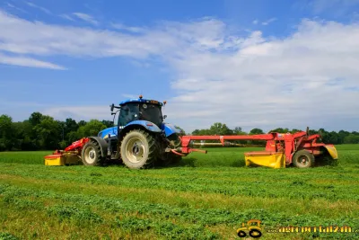 New Holland T6070 a Pöttinger