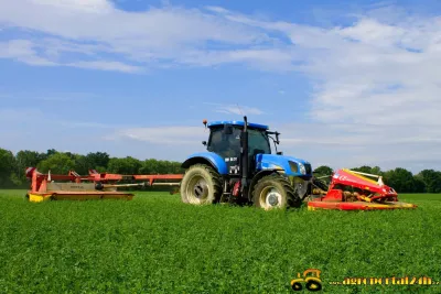 New Holland T6070 a Pöttinger