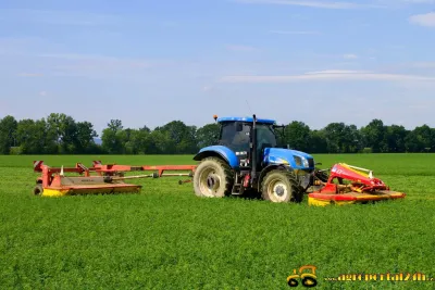 New Holland T6070 a Pöttinger