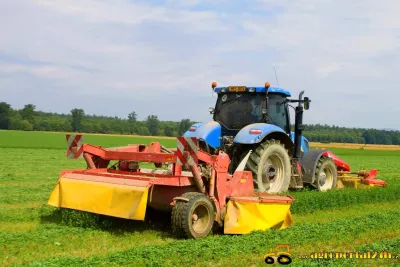 New Holland T6070 a Pöttinger
