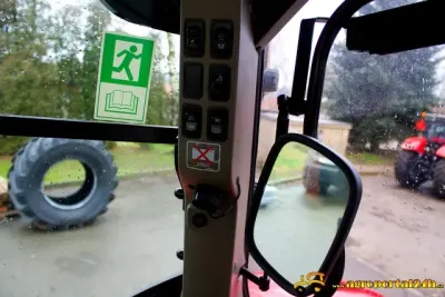 Bezpečnostní výbava kabiny traktoru