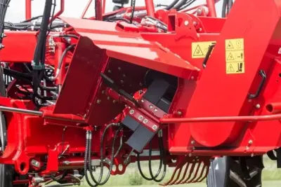 Sklízecí ústrojí stroje Grimme Varitron 470.
