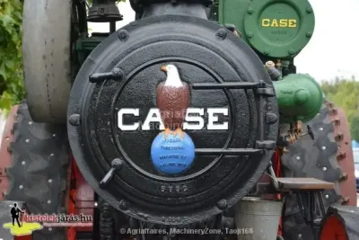 Přední část kotle parního traktoru Case