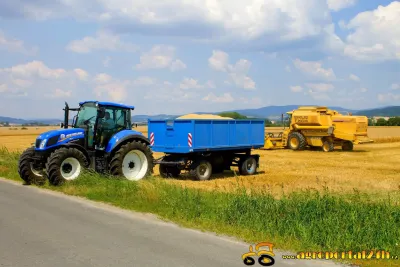 Nově zakoupený New Holland T5.95 Electro Command