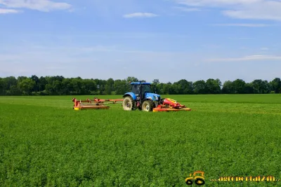 New Holland T6070 a Pöttinger