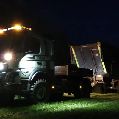 Volvo FMX540 4x4 Multitruck po zásahu německého úpravce A+T Nutzfahrzeuge GmbH.