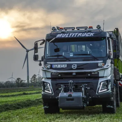 Volvo FMX540 4x4 Multitruck po zásahu německého úpravce A+T Nutzfahrzeuge GmbH.