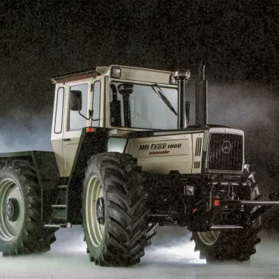 První MB-trac byl představen před 50 lety, pokračoval ve šlépějích vozidel Unimog. Zdroj foto - tisková zpráva Mercedes-Benz