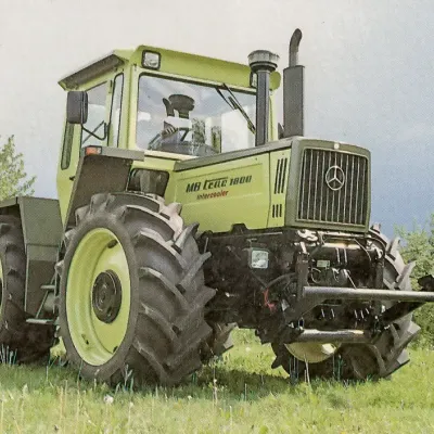 První MB-trac byl představen před 50 lety, pokračoval ve šlépějích vozidel Unimog. Zdroj foto - tisková zpráva Mercedes-Benz