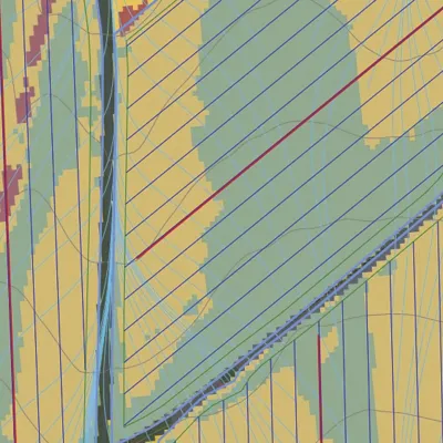 Kontrola a případná úprava linie dle informací z LPIS. Zdroj foto - tisková zpráva AGRI-PRECISION
