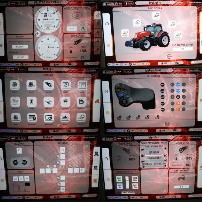 Traktor je ISOBUS kompatibilní, tudíž bezproblémově integruje nářadí a palubní systém, což obsluze usnadňuje ovládání prostřednictvím 12palcové dotykové obrazovky DSM. Zdroj foto - Milan Jedlička