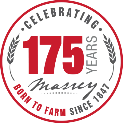 Logo ke 175. výročí Massey Ferguson.