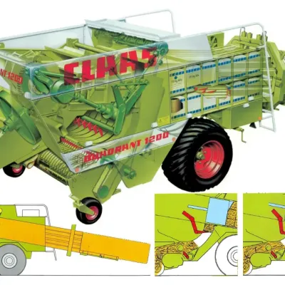 V roce 1988 CLAAS představil svůj první lis na velké hranaté balíky CLAAS QUADRANT 1200, navržený speciálně pro větší farmy a podniky služeb. Měl kapacitu 30 tun slámy za hodinu a lisoval balíky slámy o hmotnosti až 360 kg.