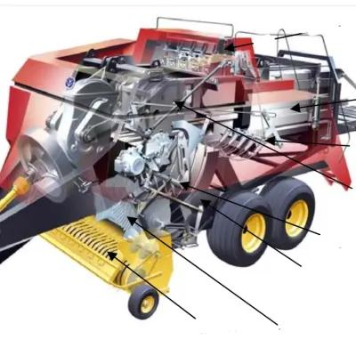 U nás v druhé polovině 90. let hojně prodávaný model lisu New Holland řady BB vyráběný v Belgii.